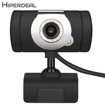 HIPERDEAL Noi HD 12 Megapixeli USB2.0 Webcam Camera cu MICROFON Clip-on pentru Calculator PC, Laptop 18Mar08 Picătură Navă F 2
