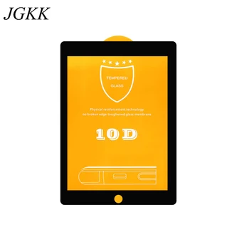 JGKK Acoperire Completă 10D Geam pentru IPad 1 2 3 4 9.7 Tableta cu Ecran Protector pentru Apple IPad 5 6 Aer 1 2 HD Film Protector 2