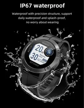 LIGE Noi IP67 rezistent la apa Inteligent Ceas Barbati Sport Fitness Tracker Monitor de Ritm Cardiac Android IOS Ecran Tactil Complet Bărbați Smartwatch 2