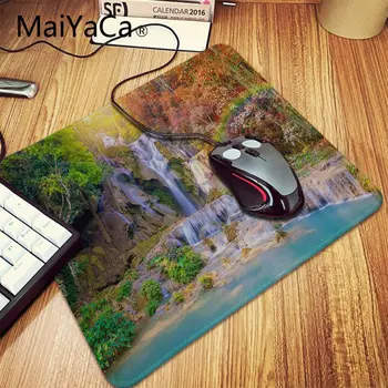 Maiyaca Cascadă, peisaj Cauciuc Natural Gaming mousepad Birou Mat Tastatura Mat Nou Sosit de Înaltă Calitate Lux mousepad anime 2