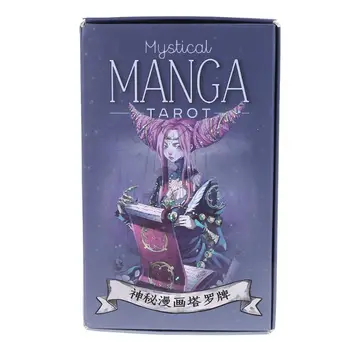 Mistic Manga Tarot Tabla de Joc de Familie Divinație cu Carduri de Sac și Ghid 2