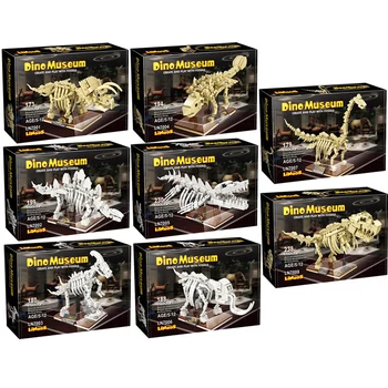 MOC Idei Jurassic World Muzeul de Fosile de Dinozaur Jurassic Dinozaur Lume Legoinglys Blocuri Caramizi Dino Jucărie Pentru Copii 2