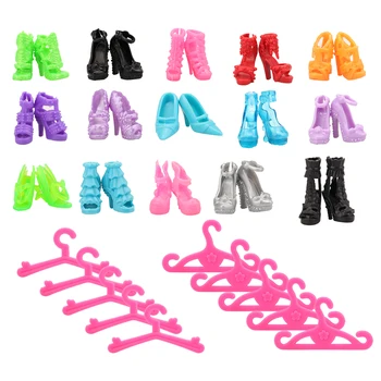 Moda fierbinte 123 Papusa Produse/Set Jucarii Copii =15 Papusa Rochie Aleatoare+108 Păpuși, Accesorii Pantofi, Umerase Pentru Joc Barbie DIY Cadou 2