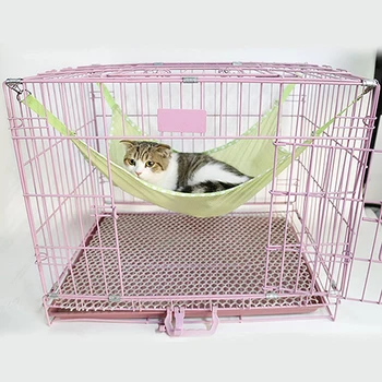 Multifuncțional Vara Pânză de Plasă Respirabil Hamac Cușcă Incuietoare Agățat Pat pentru animale de Companie Pisica Animal Convient pentru a Utiliza 2
