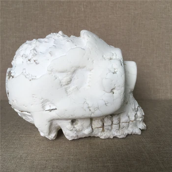 Naturale craniului Magnezit cristal de cuarț Pietre de nunta decor acasă chakre tratament de Halloween DIY cadou Reiki cranii 2
