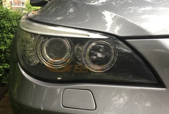 Pentru BMW E60 E61 LCI 525i 528i 530i 545i 550i M5 Ultra strălucitoare Lumina de Zi lumina de semnalizare M4 DTM Style LED Angel Eyes halo inele 2