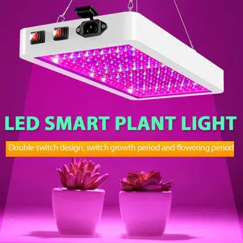Planta cu LED-uri Cresc de Lumină Hidroponice Spectru Complet de Interior Legume Flori, Plante Lampă de Panou Bandă de Semințe de Plante de Sere Flori 2