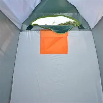 Portabele de Confidențialitate Duș Cort Detașabil de Blocare UV Dressing vestiar în aer Liber pentru Plaja Camping care pleacă Accesorii 2