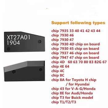 RIOOAK 30buc VVDI Super Cip XT27A01 XT27A66 XT27C75 poate Copia 46/47/48/4C/4D/4C/4E/8A/8C/8E Transponder pentru vvdi instrument-cheie 2