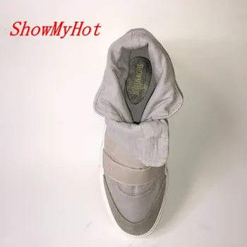 ShowMyHot Mens Panza Pantofi Bărbați scrisoare de înaltă Calitate Espadrile casual pantofi de mână-pictat graffiti student de moda pantofi 2