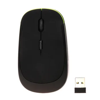 Slim 2.4 GHz Wireless Mouse-ul pentru Laptop PC 1600DPI 10m Distanta de Operare pentru laptop PC-ul Optic Wireless Mouse de Calculator 2