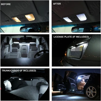 Transport gratuit 4buc/Lot auto-styling Alb Xenon Canbus PackageKit LED Lumini de Interior Pentru Opel Corsa C GSi 2