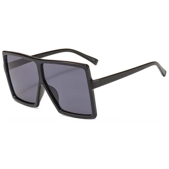 Vintage Supradimensionat ochelari de Soare Femei/Bărbați Stil de Moda Pătrat Design de Brand Ochelari de Soare Barbati Gradient Lens Oculos UV400 O27 2