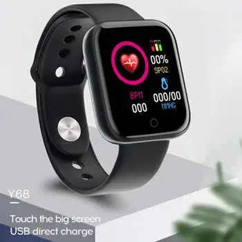 VS B57 B58 Ceas Inteligent Y68 Fitness Brățară activitate tracker monitor de ritm cardiac tensiunea arterială ceas Bluetooth pentru ios Android 2