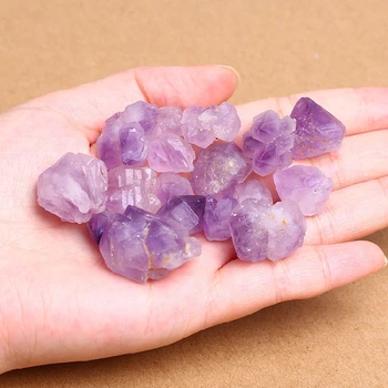 100g Prime în Vrac Piatra de Cristal de Ametist Neregulate Piatra Naturala Violet Minerale Pentru Vindecarea Chakra de Colectare a mostrelor de Grădină DecorD2 3