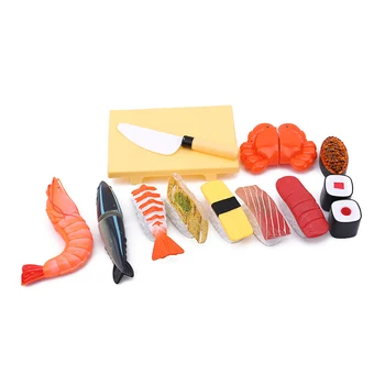 2020 Pretinde Juca Alimentare Din Plastic De Jucărie De Tăiere În Miniatură Alimente Sushi Pretinde Joc De Copii Pentru Copii 3