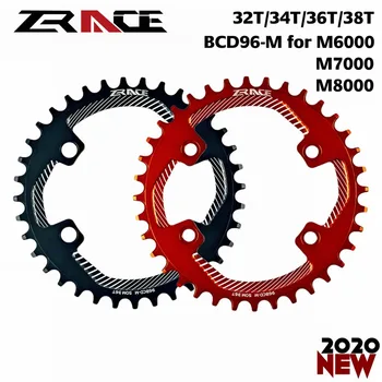 2020 ZRACE Foi Chainwheels BCD96-M pentru M8000 M7000 M6000,32T 34T 36T 38T AL7075 CNC proces, Vickers-duritate 15+ pentru MTB 3