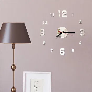 25# 3d Diy Roman Numere de Acril Oglindă de Perete Sticker Ceas de Perete Ceasuri Pentru Home Decor Mural Decalcomanii de Acasă Decorare Accesorii 3