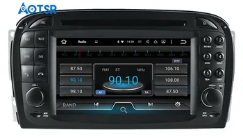 Android 9.0 Masina CD Player DVD GPS Navigatie Pentru Mercedes Benz SL R230 SL500 fabricate intre 2001-2007, Autoradio Unitatea de Înregistrare Multimedia WIFI 3