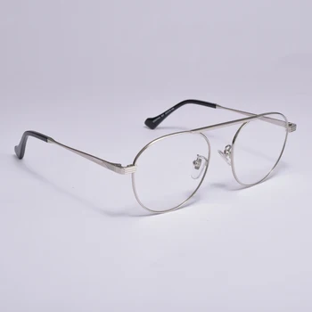 Brand Italian Pilot forma de ochelari din metal optice femei bărbați ochelari cadru GG0744O baza de Prescriptie medicala Ochelari cadru pentru femei barbati 3