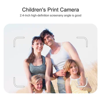 Copii Camera Imprimare Instantanee Camera Pentru Copii 1080P aparat de Fotografiat Digital Cu Hârtie Foto Jucarii Camera Copilului Ziua de nastere Cadouri pentru Copii 3