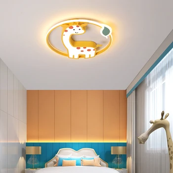 Copii desene animate lumini plafon cu led-uri moderne lampa proteja vederea copii, camera Copii, camera 90~260V lampă de tavan cu LED lamparas de techo 3
