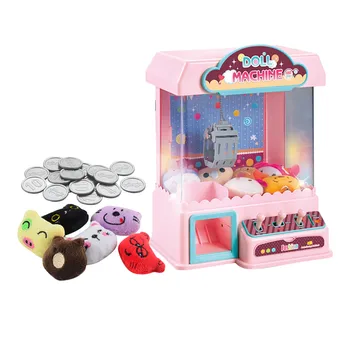 Copiii Mașină Cu Gheare Muzicale Acționate Cu Monede Gabinete Gamer Jocul Mini Arcade Mașină Automat De Muzică Ușoară Grabber Jucarii Pentru Copii Cadouri 3