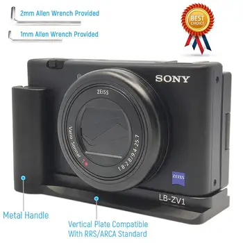 Eliberare rapidă L Placa Suport Suportul de Prindere de Mână pentru Sony ZV1 Camera Arca-Swiss Standard Partea de Montare Placă 3