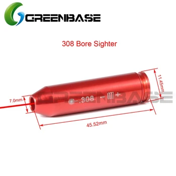 Greenbase Red Dot Laser Alamă Boresight CAL Cartuș Plictisesc Sighter Pentru Domeniul de Vânătoare 3