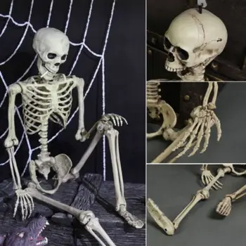 Halloween Prop Decor Schelet Complet De Dimensiunea Craniului Mână Viața Anatomia Corpului Model Decor 3