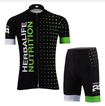 Herbalife Echipa Pro Cycling Jersey pentru Barbati Respirabil Pad Gel Top Herbalife Maneca Scurta, Haine de Ciclism Biciclete Uzura 3