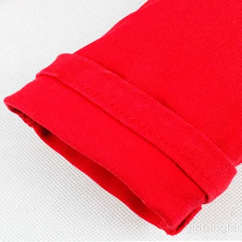 Idopy Moda Mens Stil Coreean Colorate Blugi Skinny Roșu Clasic Rece Slim Fit Pantaloni De Creion Pentru Bărbați 3