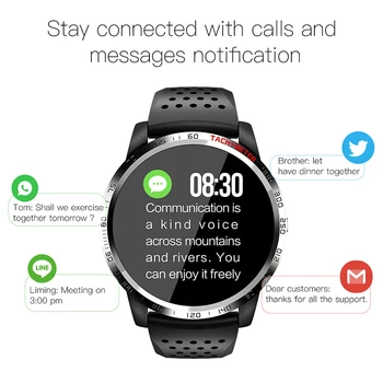 Inteligent ceas android bărbați impermeabil sânge presiunea de oxigen monitorizare ECG exercițiu memento apel Tracker de Fitness smartwatch 3