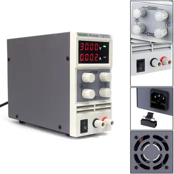 KPS3010DF 0-30V/0-10A 110V-230V 0.01 V/0.001 UE LED Digital Reglabil Comutator de Alimentare DC mA Display 4 Cifre 3