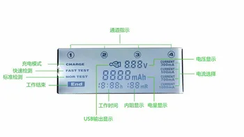 Liitokala lii-500 LCD de 3.7 V/1.2 V 18650/26650/16340/14500/10440/18500 Baterie cargador lii500 încărcător 3