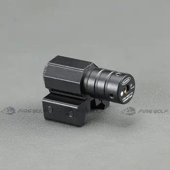 LUPUL de FOC Mini tactici 635-655nm Red Dot Vedere cu Laser pușcă Pentru Pistol Regla 11mm&20mm Picatinny Feroviar Laser Pointer 3