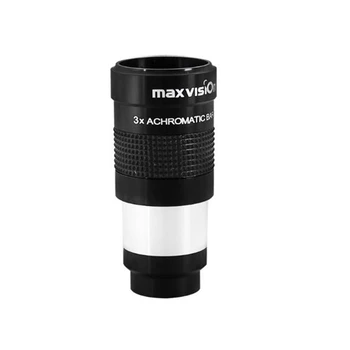 Maxvision 1.25 Inch 2 Cm 2X, 3X, 5X Apochromat & Acromatic 31.7 mm Putere Lentila Barlow Metal Focal Extender Obiectiv 3