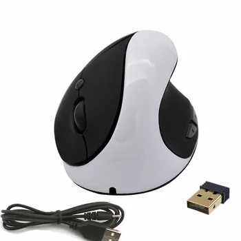 Mouse-ul fără fir Încărcare Verticală Mouse-ul 1600DPI Ergonomic Mouse Optic Vertical de Sănătate Mouse-ul a Proteja Încheietura mâinii Mouse-ul pentru Laptop Pc 3
