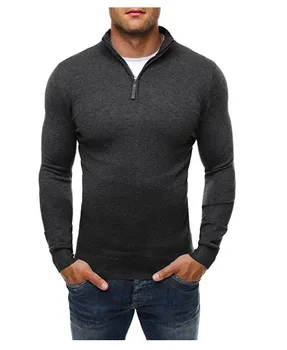 MRMT 2021 Brand Nou pentru Bărbați Jachete de Agrement cu Fermoar Moda Pulover de Culoare Solidă pentru bărbați-guler Înalt Pulover Tricoul 3