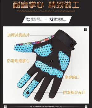 New Sosire Plin Degetul Mănuși de Motociclete de Curse Moto/Ski/Alpinism/Ciclism/Echitatie Sport Biciclete Motocross Mănuși pentru Bărbați/Femei 3