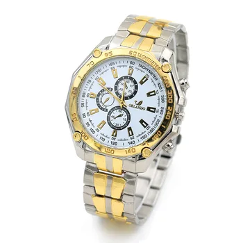 ORLANDO Ceasuri Bărbați Ceasuri de Aur din Oțel Inoxidabil Cuarț de Afaceri de Lux Ceasuri Barbati, administrat de omul relogio masculino reloj hombre 3