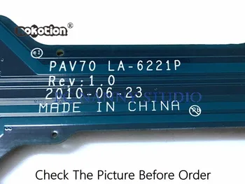 PCNANNY pentru acer aspire one D255 D255E laptop placa de baza PAV70 LA-6221P MBSDF02001 MB.SDF02.001 N450 1.6 GHz placa de baza testate 3