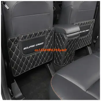 Pentru Mitsubishi Eclipse Cruce 2018 2019 Copii Anti-murdar Mat Interior Refit Cotiera Cutie Bancheta din Spate Kick Pad Accesorii Auto 3
