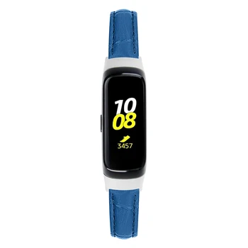 Pentru Samsung Galaxy fit SM-R370 Curea din Piele Trupa Sport Watchband de Înlocuire fit SM-R370 Bratara Bratara Curea 3