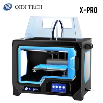 QIDI TECH X-Pro 3D Printer Dublu Extruder cu WiFi 4.3 Inch Touch Screen cu ABS,PLA,TPU 3