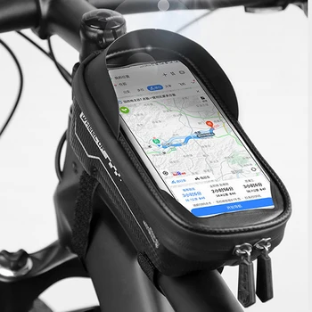 Roata Impermeabil Sac Biciclete Cadru Sus Fata Tub Sac de Ciclism Reflectorizante 6.5 în Cazul în care Telefonul Touch Screen Geanta Accesorii pentru Biciclete 3