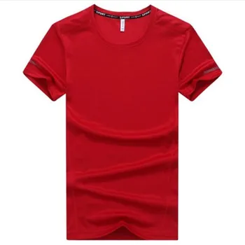 Supersize 7XL 8xl 9xl de Vară pentru Bărbați Respirație Uscare Rapida O-neck T-shirt, Jacheta maneca Scurta partea de Sus și de Moda T-shirt Tricou Sport 3