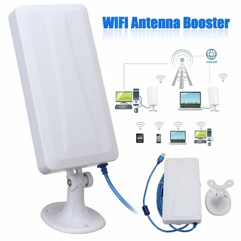 USB wireless placa de retea WiFi Extender Wireless în aer liber Router, Repetor calculator semnal de rețea îmbunătățită receptor wifi 5m 3