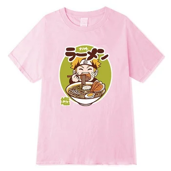 Vara Tricou Maneca Scurta Hip Hop Anime T-Shirt Naruto Ramen Topuri Tricou 3