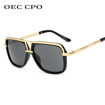 Vintage Shades ochelari de Soare Femei Bărbați Formă Pătrată Oculos De Sol Oglindă Moda ochelari de Soare Barbati Doamnelor Nuante UV400 Ochelari de O13 3